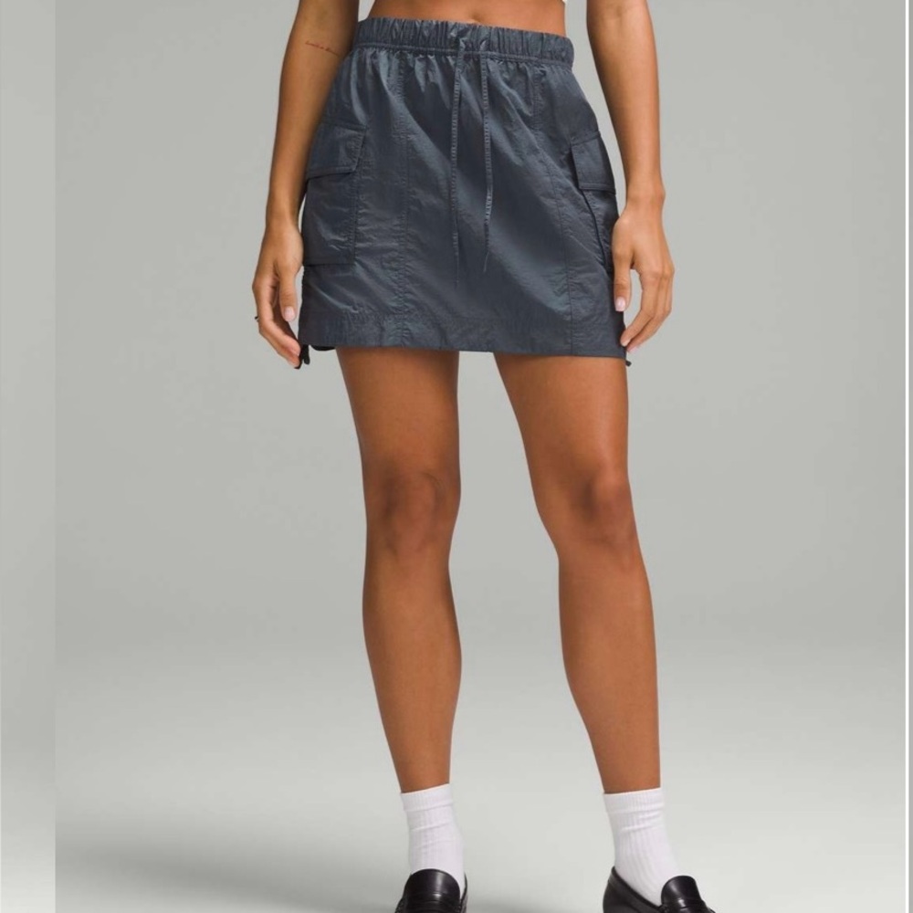 Lululemon Athletica Nylon Cargo Mini Skirt